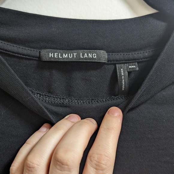 EUC Black Helmut Lang T-Shirt - Sz XXL (fits more like M/L) - Picture 3 of 5